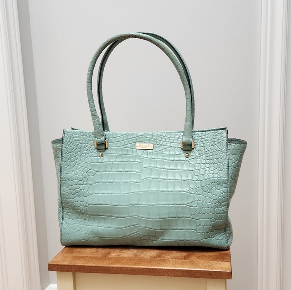 Kate Spade Croc Embossed Tote - Picture 3 of 17